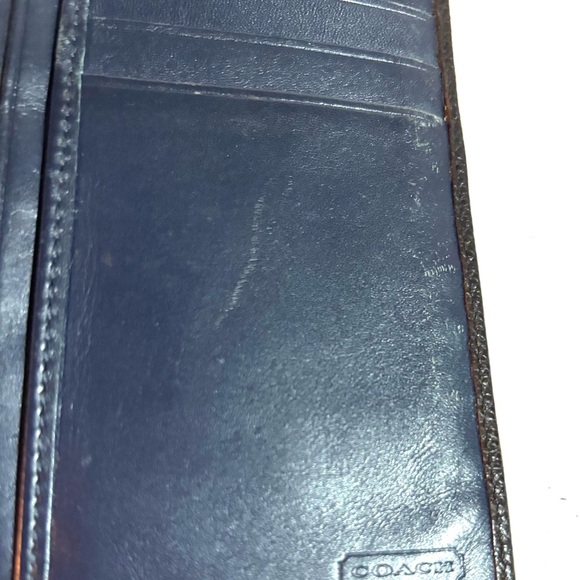 Coach vintage Elegant Black Leather Wallet - Picture 4 of 6